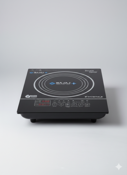 6996e0ebd3ab51771495659.png Bajaj+ Infrared Cooker – Model NH-2509 BM (2200W) - Image 1