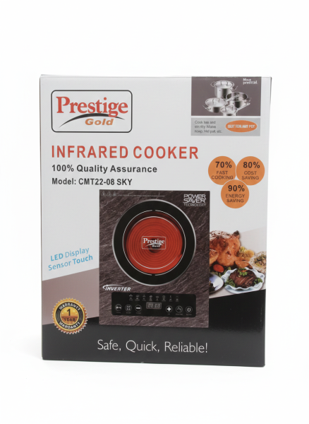 6996e7c8703821771497416.png Prestige Gold Infrared Cooker – Model CMT22-08 SKY - Image 1