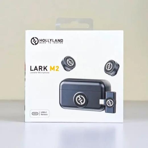 699c372b11e1b1771845419.jpg Hollyland Lark M2 Wireless Lavalier Microphone (USB-C) – Small in Size, Big on Sound(master copy) - Image 1