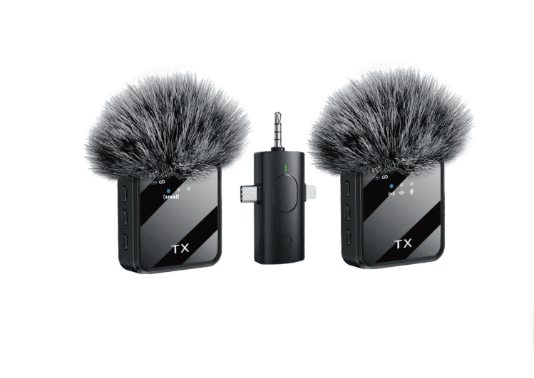 KqlHGa5AQkp86KNzf22yNos6mG0LzUqkoyWrx237.png F11-2 3 in 1 Smart Wireless Microphone – Plug & Play for All Smartphones - Image 1