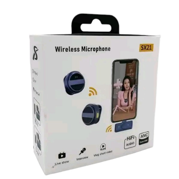 oUoZeloviFUSx2KzHDSGsuqxzULoRXWO8u6Zn8gB.jpg SX21 Magnetic Hanging Neck Wireless Lavalier Microphone - Image 1