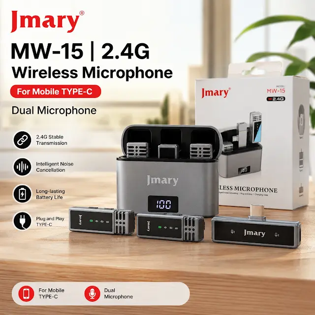 JMARY MW-15 Wireless Microphone