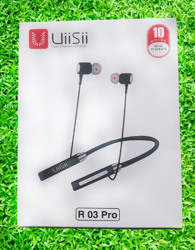 BxtkhDO2NW4mSUgeDK03sRV1RJrkHlAwr64OlaTn-1 UiiSii R03 Pro Wireless Bluetooth Neckband Heavy Bass - Image 1