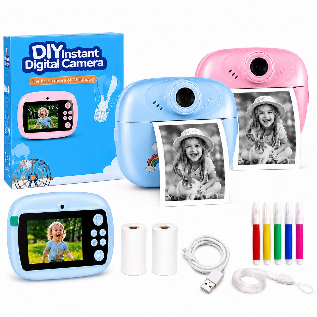 Eyc03tzKx6LTbIL1usGoleNmN9q3bv5745lFtNVA DIY Instant Digital Camera – Kids Camera - Image 1