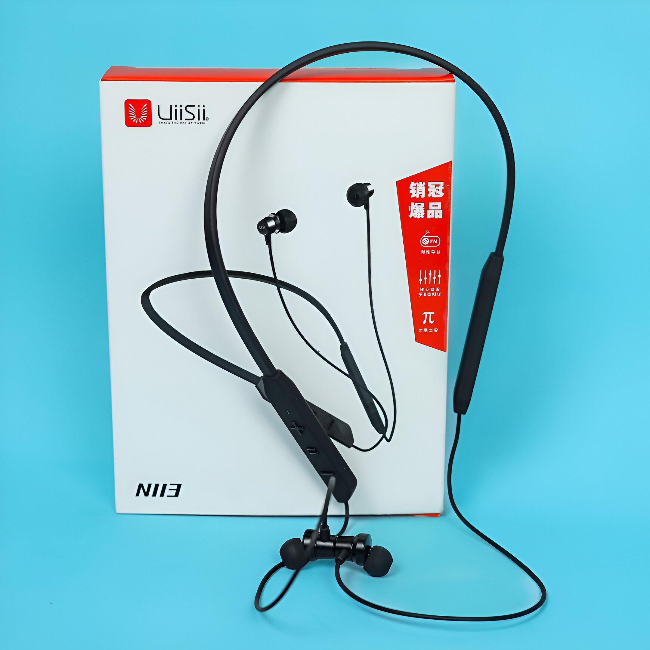 SfoTp90SEnwjjTPGMziYnO9urfBwqM5G84mgpkDW UiiSii N13 Bluetooth Neckband Earphone - Image 1