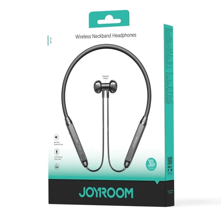 YQO8YMkMHlY9dtg83bsTlfNnh1jv8vuIieMLKovm JOYROOM JR-D8 Bluetooth 5.4 IP54 Waterproof Sports Outdoor Wireless Neckband - Image 1