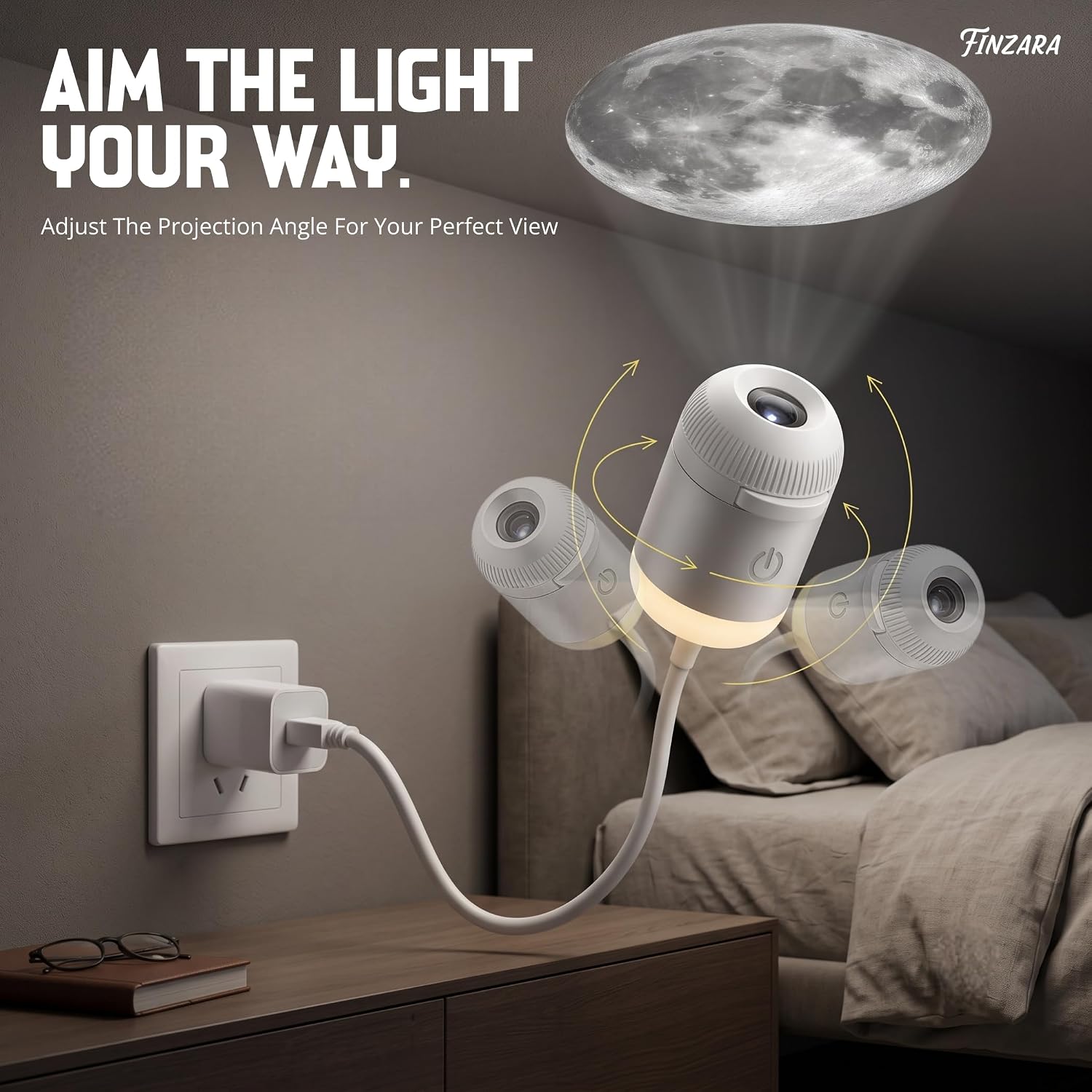 f3TaIZLFT3VmzIy0xqEffC2uWOgcWgSL2t0ltHn3 Starry Sky Projection Nightlight – 2-in-1 Galaxy Projector - Image 1