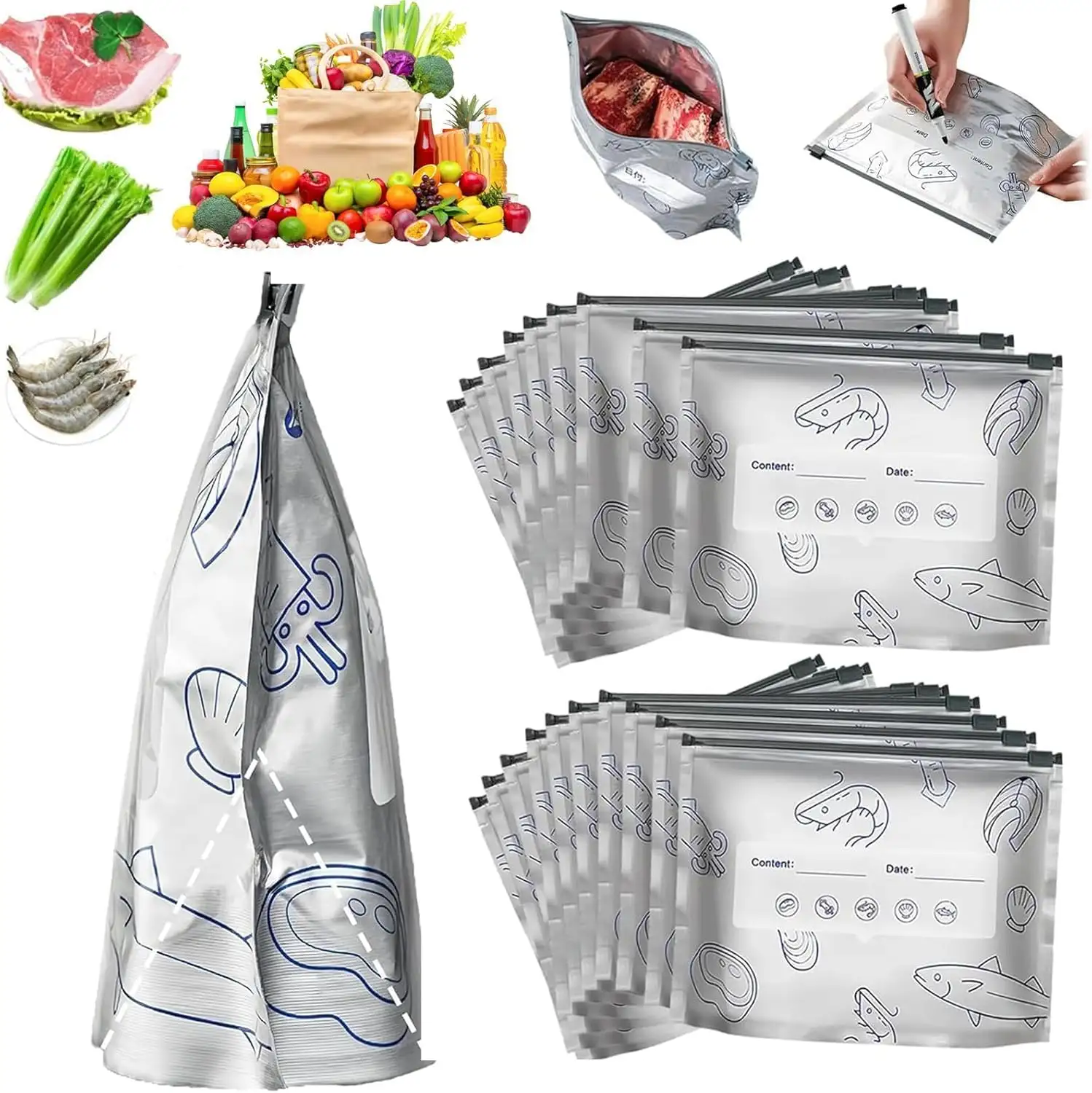 gpUNqk5XUAGgp3hfpDDl8tD0M8zHj0iEHabKZ7N0 Aluminum Foil Fresh Bag(20 psc) - Image 1