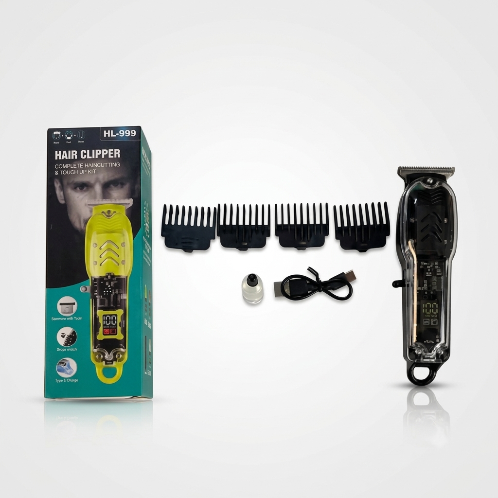 qH619Pd79f5Jl0arnYvE6GFTr1Qt6c8S0RKFpFQz HL-999 Transparent Professional Hair Clipper - Image 1